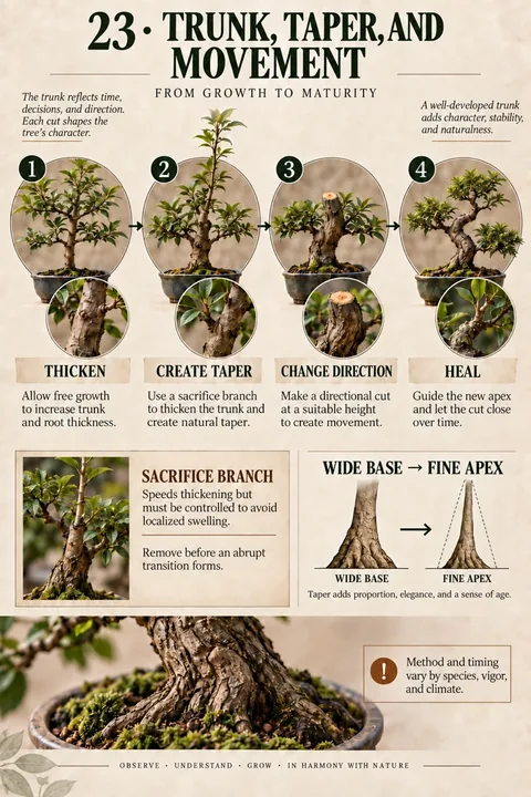 Trunk taper